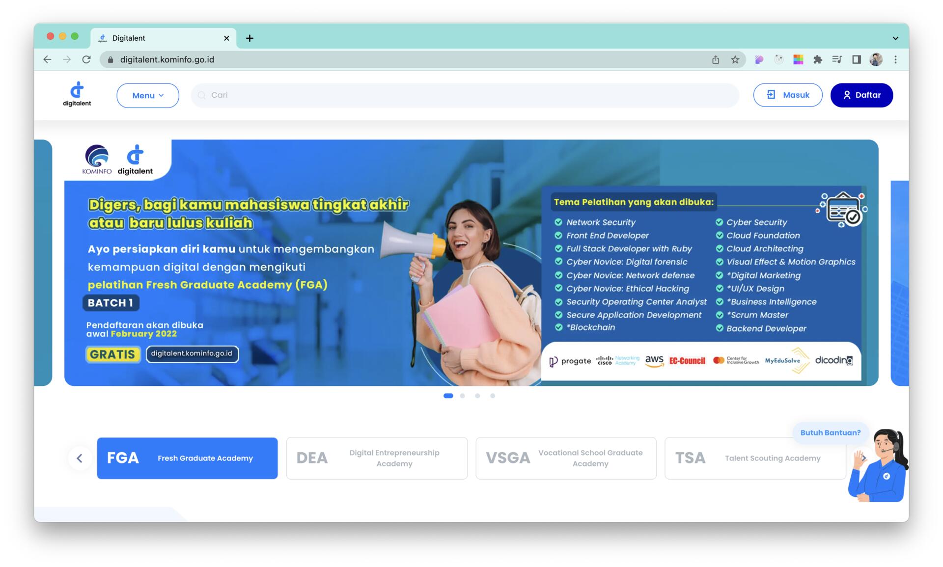 Kominfo Digitalent Scholarship V2